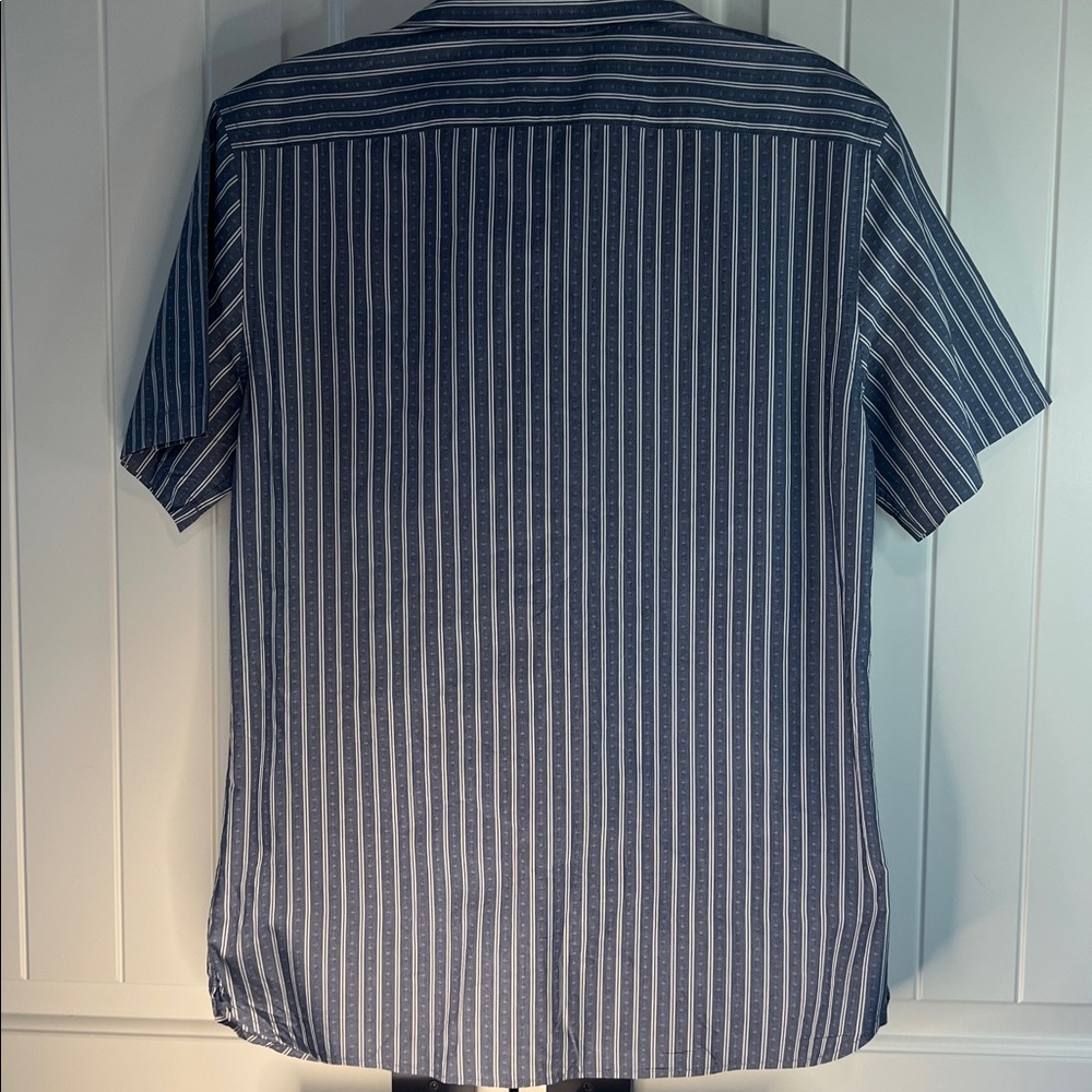Banana Republic Gray and White Striped Shirt - Picture 2 of 5